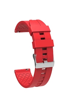 Kilifone - Xiaomi Redmi Watch 5 Active 22mm Uyumlu - Kordon Silikon Kordon - Krd-23 - Kırmızı - T37496