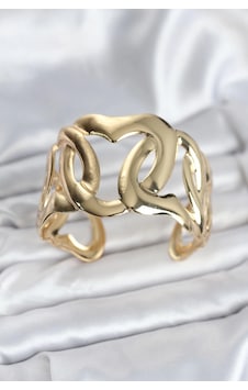 Mey İthalat Pirinç Gold Renk Vintage Kadın Bileklik Çok Renkli Mey İthalat Pirinç Gold Renk Vintage Kadın Bileklik Çok Renkli