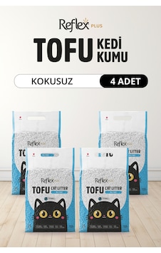 Plus Kokusuz Tofu Kedi Kumu 7l X 4 Adet Plus Kokusuz Tofu Kedi Kumu 7l X 4 Adet