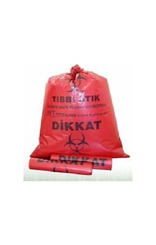 Tıbbi Atık Poşeti 55 X 60 Cm 20 Adet