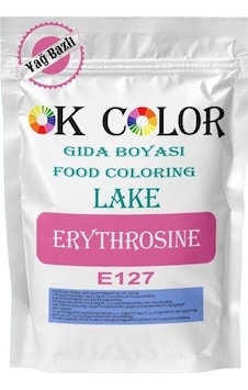 Ok Color Lake Erythrosine E127 Pembe Yağ Bazlı Toz Gıda Boyası 1 KG Ok Color Lake Erythrosine E127 Pembe Yağ Bazlı Toz Gıda Boyası 1 KG