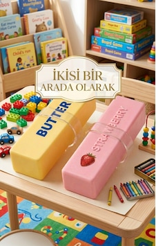 Butter Squıshy Sarı Ve Çilekli Ikisi Bir Arada Süper Yumuşak Slow Rising İkili Paket Butter Squıshy Sarı Ve Çilekli Ikisi Bir Arada Süper Yumuşak Slow Rising İkili Paket