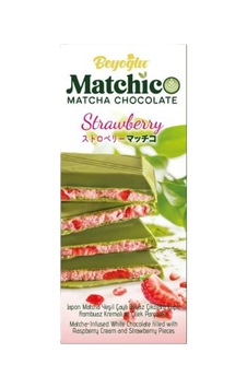 Matchıco Matcha Chocolate Strawberry 95 Gr 6'lı Matchıco Matcha Chocolate Strawberry 95 Gr 6'lı