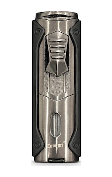 Eurojet Dört Torch Pürmüz Siyah Gunmetal Puro Çakmağı Eurojet Dört Torch Pürmüz Siyah Gunmetal Puro Çakmağı