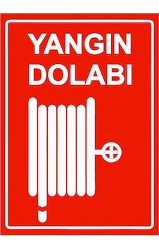 Yangın Dolabı İsg Uyarı Levhası Pvc A3 30x42 Cm Yangın Dolabı İsg Uyarı Levhası Pvc A3 30x42 Cm