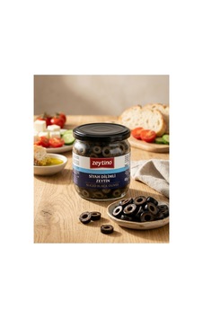 Siyah Dilimli Zeytin 200 Gr Cam Kavanoz Siyah Dilimli Zeytin 200 Gr Cam Kavanoz