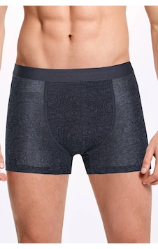 İlke İç Giyim Erkek Şal Desen Modal Boxer Füme S İlke İç Giyim Erkek Şal Desen Modal Boxer Füme S