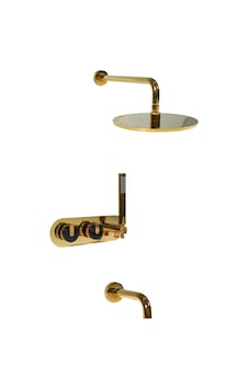 Paluci Victoria Gold 3 Yönlü Ankastre Duş Sistemi Krom Paluci Victoria Gold 3 Yönlü Ankastre Duş Sistemi Krom