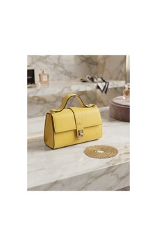 Names Bag Trend Model Lüks El, Omuz Ve Çapraz Kadın Çantası Sarı Sarı Names Bag Trend Model Lüks El, Omuz Ve Çapraz Kadın Çantası Sarı Sarı