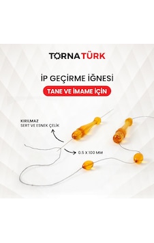 Tesbih Tane Ve İmame Ye İp Geçirme İğnesi -1 Paket - 1 Adet İşleme Ekipmanı Metalik Tesbih Tane Ve İmame Ye İp Geçirme İğnesi -1 Paket - 1 Adet İşleme Ekipmanı Metalik