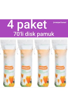 İpek Nilüsi Makyaj Pamuğu Disk Temizleme Pedi 4 x 70'li İpek Nilüsi Makyaj Pamuğu Disk Temizleme Pedi 4 x 70'li