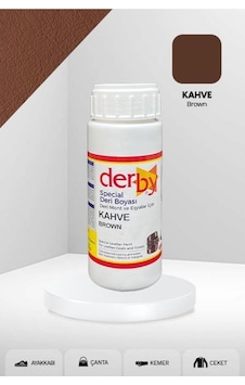 Derby Deri - Mont - Çanta - Kemer - Cüzdan Yenileme Boyası 100 ML - Kahverengi Derby Deri - Mont - Çanta - Kemer - Cüzdan Yenileme Boyası 100 ML - Kahverengi