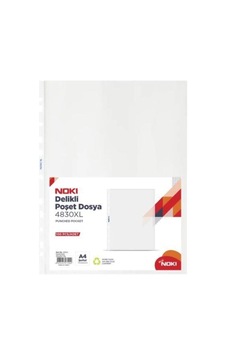 Delikli Poşet Dosya 4830-xl, A4, 100'lü, Şeffaf Diğer Delikli Poşet Dosya 4830-xl, A4, 100'lü, Şeffaf Diğer
