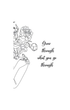 Grow Through What You Go Through: Bullet Journal 100 Pages: Journal For Queen-confıdent-loved-strong Powerful Magıc Woma Çok Renkli