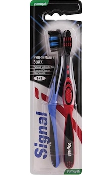 Signal Performance Black 1 + 1 Diş Fırçası Soft Signal Performance Black 1 + 1 Diş Fırçası Soft