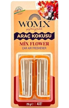 Mix Flower Klipsli Oto Kokusu - Araç Havalandırma Izgara Tipi Çiçeksi Esanslı Parfüm Mix Flower Klipsli Oto Kokusu - Araç Havalandırma Izgara Tipi Çiçeksi Esanslı Parfüm