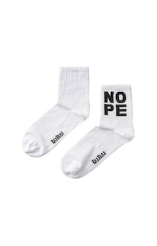 Bad Bear Erkek Çorap Nope Tall-21847 Beyaz Bad Bear Erkek Çorap Nope Tall-21847 Beyaz