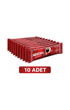 Nescafe Classic 2 Gr 10 Adet Tek İçimlik Stick Çözünebilir Granül Kahve Paket Diğer Nescafe Classic 2 Gr 10 Adet Tek İçimlik Stick Çözünebilir Granül Kahve Paket Diğer