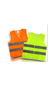 Standart İkaz Yeleği Fosforlu Turuncu Ve Sarı Renk Standart İkaz Yeleği Fosforlu Turuncu Ve Sarı Renk