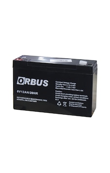 Orbus 6v 12ah Bakımsız Kuru Akü