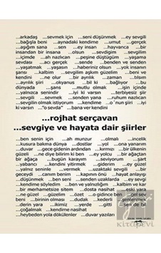 Sevgiye ve Hayata Dair Şiirler - Rojhat Serçavan - Sokak Kitapları Yayınları Sevgiye ve Hayata Dair Şiirler - Rojhat Serçavan - Sokak Kitapları Yayınları