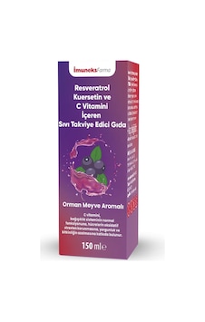İmuneks Farma Resveratrol Kuersetin Ve C Vitamini İçeren Sıvı Takviye Edici Gıda 150 ML İmuneks Farma Resveratrol Kuersetin Ve C Vitamini İçeren Sıvı Takviye Edici Gıda 150 ML