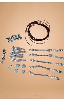 Tesbih Püskül İmame Yapım Seti İmame Püskül Metal Ara Tesbih İpi 5 Takım Tesbih Püskül İmame Yapım Seti İmame Püskül Metal Ara Tesbih İpi 5 Takım