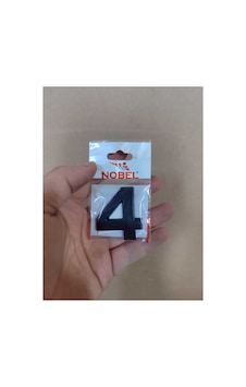 Yapışkanlı Kapı Numarası Kapı No Siyah Küçük Boy 50 Mm 5cm Siyah Renk Numaralar 1 Adet 4 4 Yapışkanlı Kapı Numarası Kapı No Siyah Küçük Boy 50 Mm 5cm Siyah Renk Numaralar 1 Adet 4 4