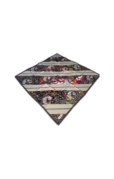 Cacharel Gri Karma Desen Tivil İpek Eşarp 8849313-971 Cacharel Gri Karma Desen Tivil İpek Eşarp 8849313-971