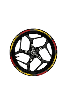 Cb125r Kırmızı Yazılı Turuncu Reflektif Pençe Şeritli Genel
