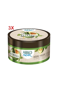 Arko Nem Değerli Yağlar Avokado Yağlı Krem 3 x 250 ML