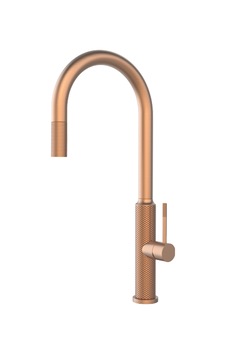 İvento Rose Gold Lüks Tırtık Desen Gövdeli Yüksek Kuğu Borulu Spiralli Mutfak Bataryası - Modern Çek-çık Eviye Musluğu İvento Rose Gold Lüks Tırtık Desen Gövdeli Yüksek Kuğu Borulu Spiralli Mutfak Bataryası - Modern Çek-çık Eviye Musluğu
