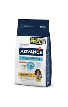Advance Sensitive Somonlu Ve Pirinçli Orta Ve Büyük Irk Yetişkin Köpek Maması 10 Kg + 2 Kg Hediyeli Advance Sensitive Somonlu Ve Pirinçli Orta Ve Büyük Irk Yetişkin Köpek Maması 10 Kg + 2 Kg Hediyeli