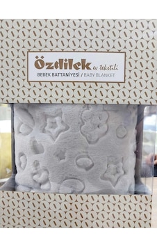 Özdilek Embos Bebek Battaniye Gri Özdilek Embos Bebek Battaniye Gri