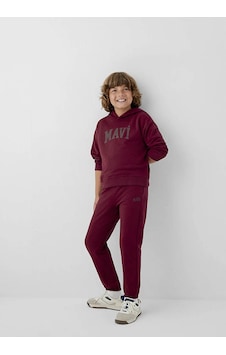 Mavi Logo Baskılı Bordo Erkek Çocuk Eşofman Altı 6010024-70394 Mavi Logo Baskılı Bordo Erkek Çocuk Eşofman Altı 6010024-70394