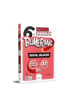 Günay 6. Sınıf Bumerang Sosyal Bilgiler 32 Haftalık Denemeler Günay 6. Sınıf Bumerang Sosyal Bilgiler 32 Haftalık Denemeler
