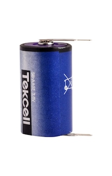 Tekcell SB-AA02 3.6V 1/2AA Boy Li-SOCI2 2 Pinli Lityum Sayaç Pili