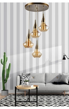 Fora Salon - Mutfak - Yatak Odası Modern Retro Eskitme Kasa Bal Camlı Dörtlü Avize Diğer Fora Salon - Mutfak - Yatak Odası Modern Retro Eskitme Kasa Bal Camlı Dörtlü Avize Diğer