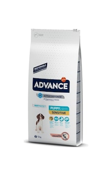 Advance Sensitive Somonlu ve Pirinçli Hassas Yavru Köpek Maması 12 KG Advance Sensitive Somonlu ve Pirinçli Hassas Yavru Köpek Maması 12 KG