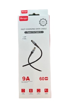 Atongm Type-c To Type-c Şeffaf Kablo 9a/60w Hızlı Şarj Kablosu Örgülü