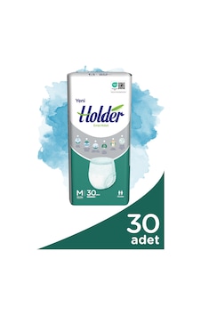 Holder Emici Külot Yetişkin Hasta Bezi Orta Boy Medium 30 Adet M Holder Emici Külot Yetişkin Hasta Bezi Orta Boy Medium 30 Adet M