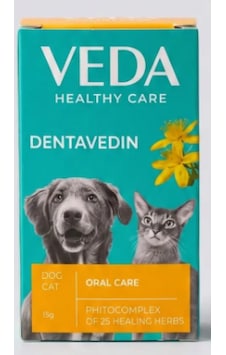 Veda Dentavedin 15 Ml Kedi Ve Köpek Ağız, Diş Eti & Plak/tartar Önleyici Hijyen Jeli