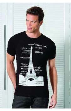 Alfa Aksesuar 03 Berrak Kule Baskılı Erkek T-shirt 1043 Siyah Xl Alfa Aksesuar 03 Berrak Kule Baskılı Erkek T-shirt 1043 Siyah Xl