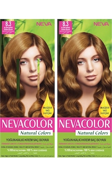 Neva Color Natural Color Saç Boyası 8.3 Altın Sarısı 2'li Set Neva Color Natural Color Saç Boyası 8.3 Altın Sarısı 2'li Set