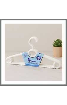 Mmb-trade Boncuklu Plastik Elbise Askısı 6'lı Mmbz