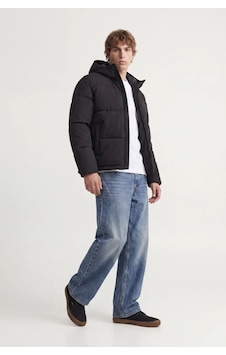 Jack & Jones Erkek Jjgalaxy Kapüşonlu Şişme Mont 12303930 Siyah Jack & Jones Erkek Jjgalaxy Kapüşonlu Şişme Mont 12303930 Siyah