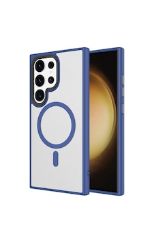 Starkit Samsung Galaxy S24 Ultra Uyumlu Kılıf Sert Pc Arka Yüzey Wireless Şarj Özellikli Mavi Starkit Samsung Galaxy S24 Ultra Uyumlu Kılıf Sert Pc Arka Yüzey Wireless Şarj Özellikli Mavi