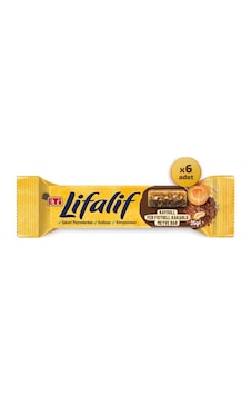 Lifalif Kayısılı, Yer Fıstıklı, Kakaolu Meyve Bar 35 G X 6 Adet