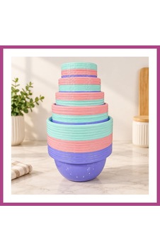 Gees Global Plastik Badya Seti Gbzs Çok Renkli Gees Global Plastik Badya Seti Gbzs Çok Renkli