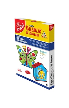 Kalemlik Ve Kumbara Ahşap Boyama Ac0007